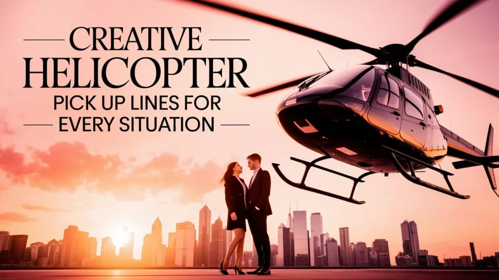 Creative Helicopter Pick Up Lines for Every Situation