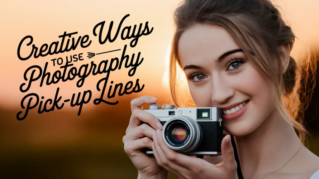 Creative Ways to Use Photography in Pick-Up Lines
