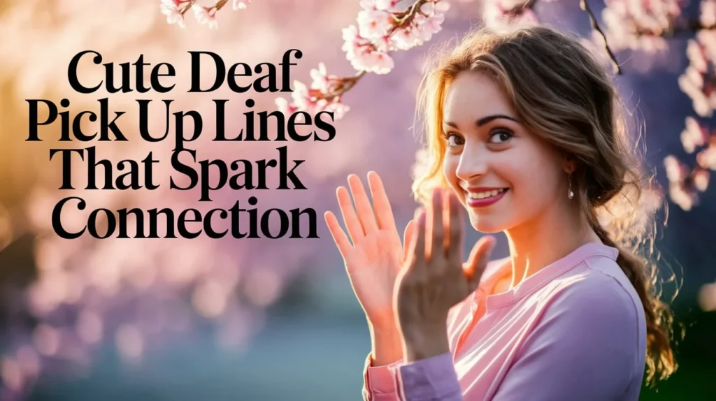 Cute Deaf Pick Up Lines That Spark Connection
