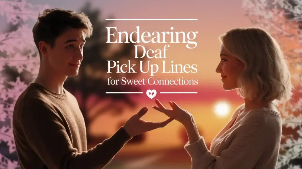 Endearing Deaf Pick Up Lines for Sweet Connections