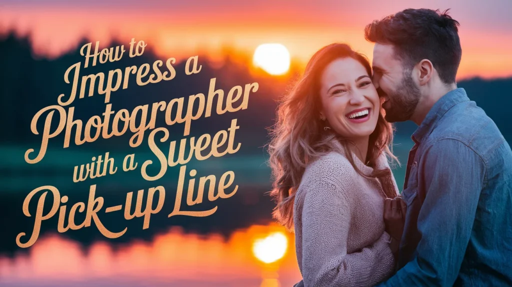 How to Impress a Photographer with a Sweet Pick-Up Line