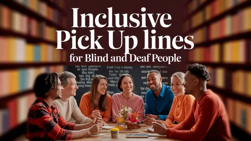 Inclusive Pick Up Lines for Blind and Deaf People