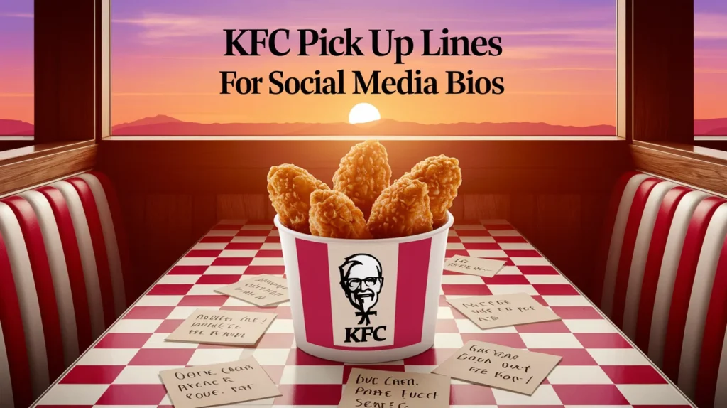 KFC Pick Up Lines for Social Media Bios