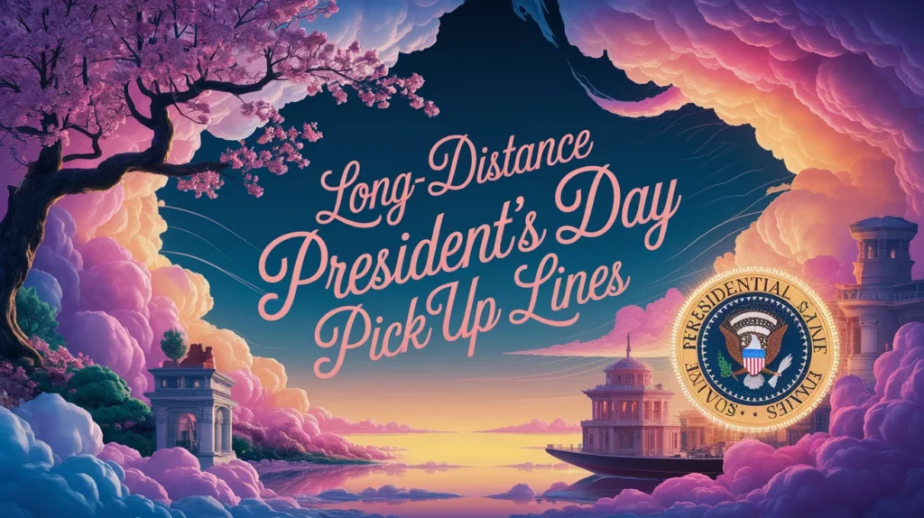 Long-Distance President’s Day Pick Up Lines