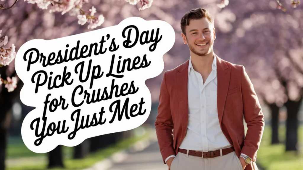 President’s Day Pick Up Lines for Crushes You Just Met