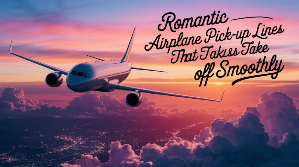 Romantic Airplane Pick-Up Lines That Take Off Smoothly