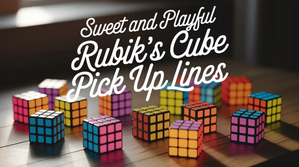 Sweet and Playful Rubik’s Cube Pick Up Lines