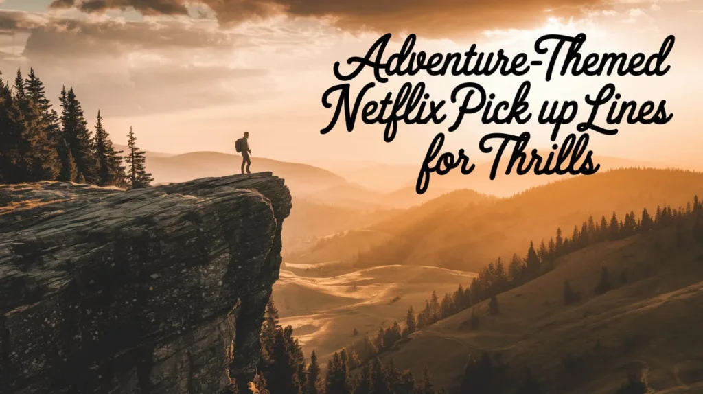 Adventure-Themed Netflix Pick Up Lines for Thrills
