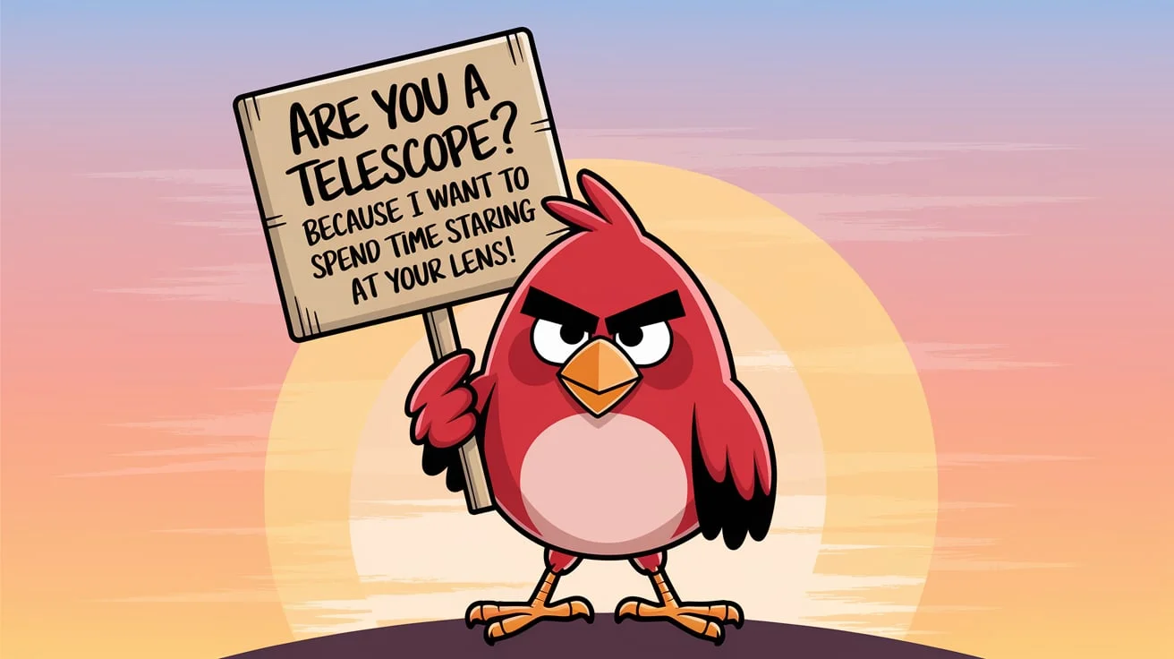 Angry Birds Pick Up Lines