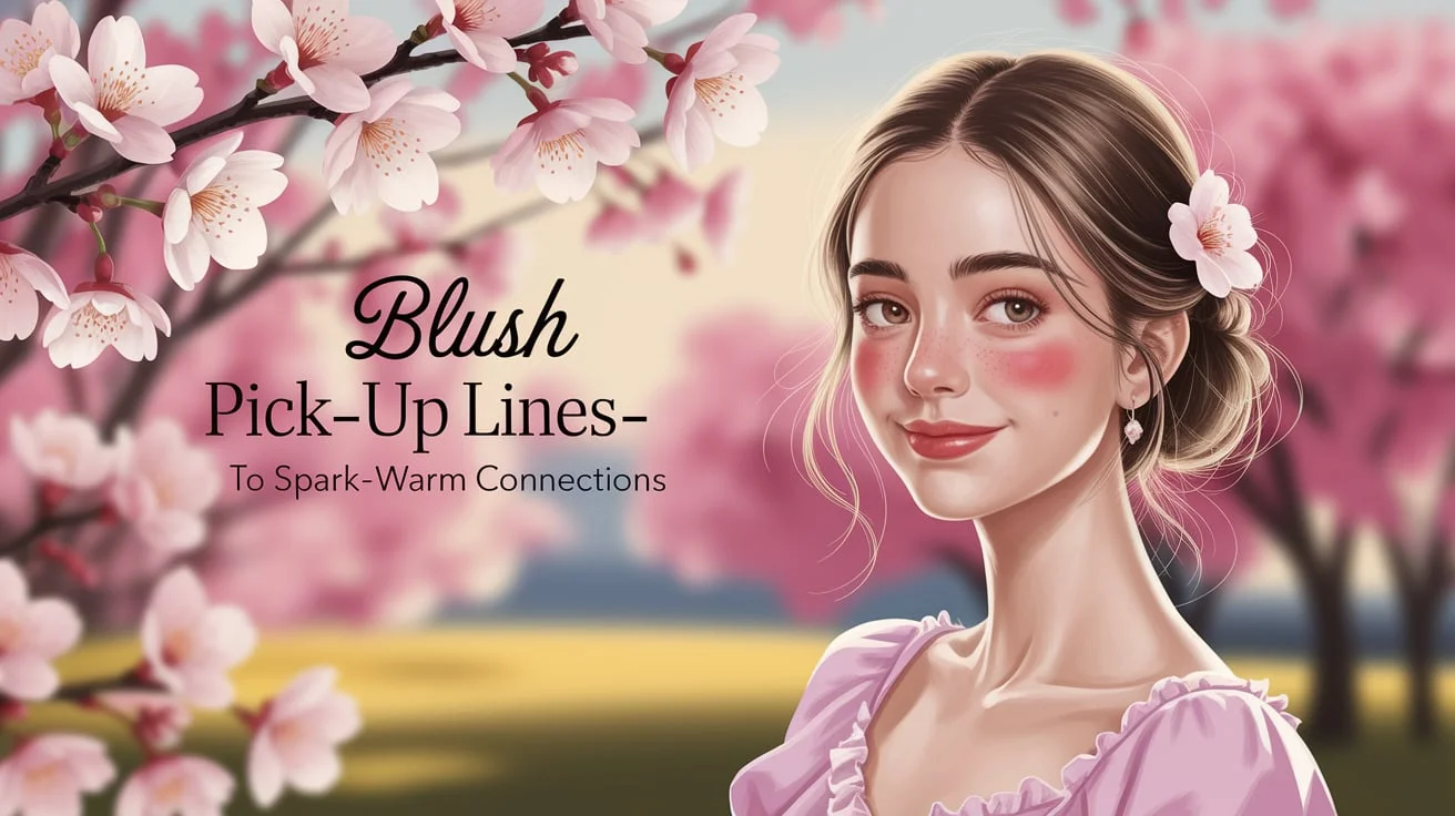 Blush Pick Up Lines to Spark Warm Connections