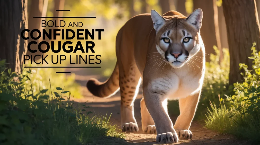 Bold and Confident Cougar Pick Up Lines