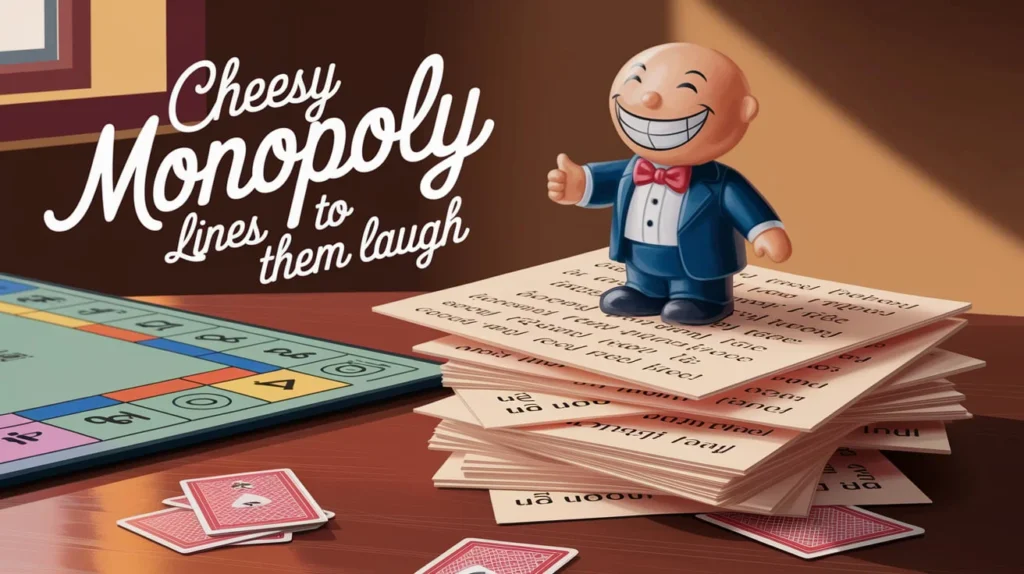 Cheesy Monopoly Lines to Make Them Laugh
