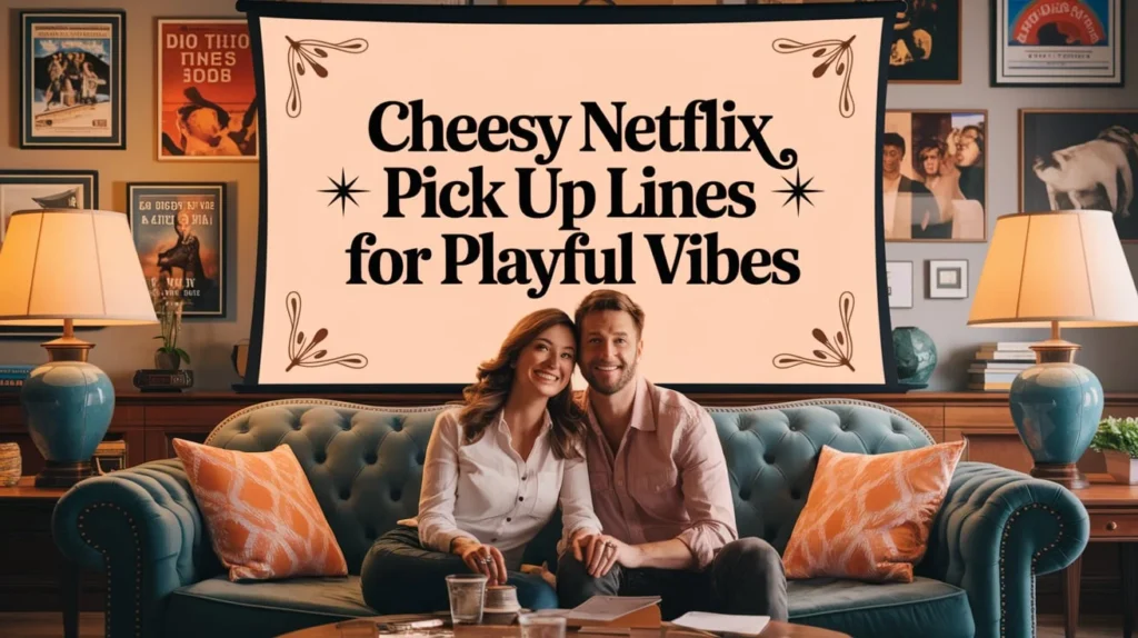 Cheesy Netflix Pick Up Lines for Playful Vibes
