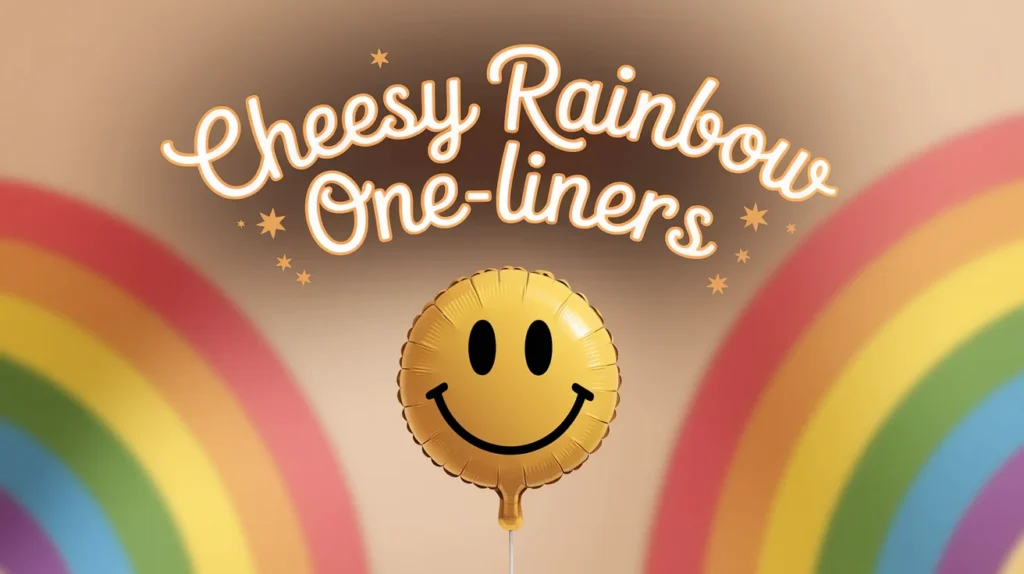 Cheesy Rainbow One-Liners