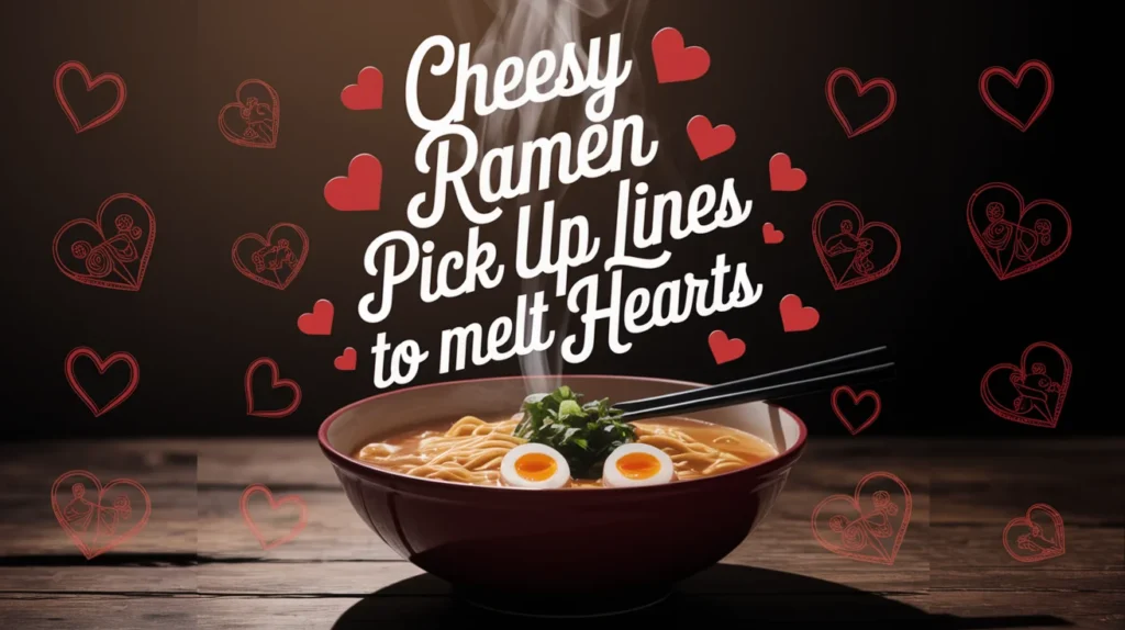 Cheesy Ramen Pick Up Lines to Melt Hearts