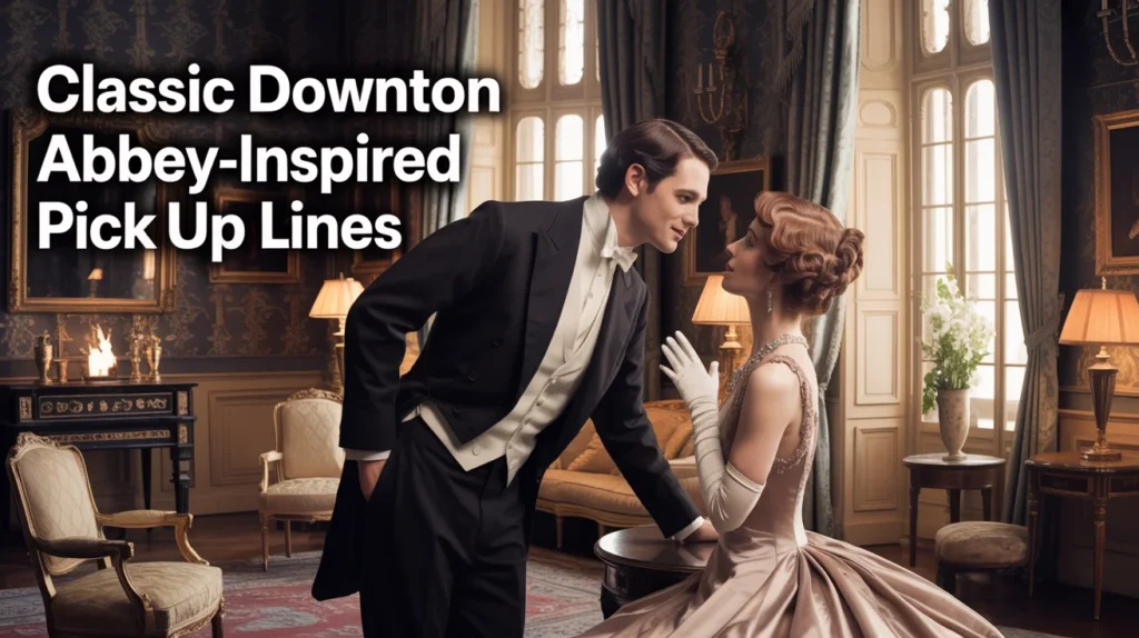 Classic Downton Abbey-Inspired Pick Up Lines