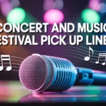 Concert and Music Festival Pick Up Lines