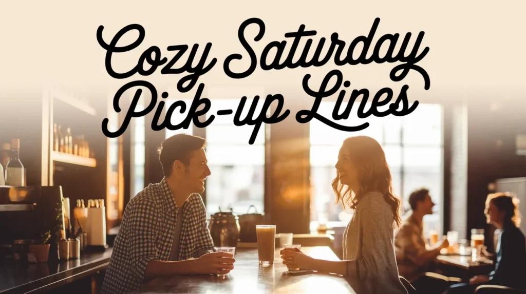 Cozy Saturday Pick-Up Lines