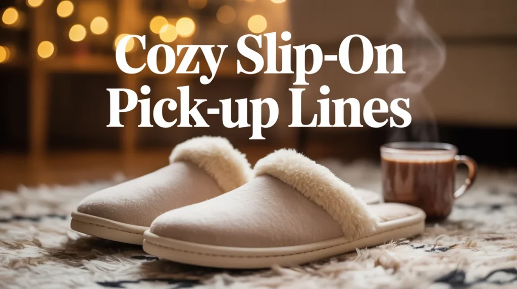 Cozy Slip-On Pick-Up Lines