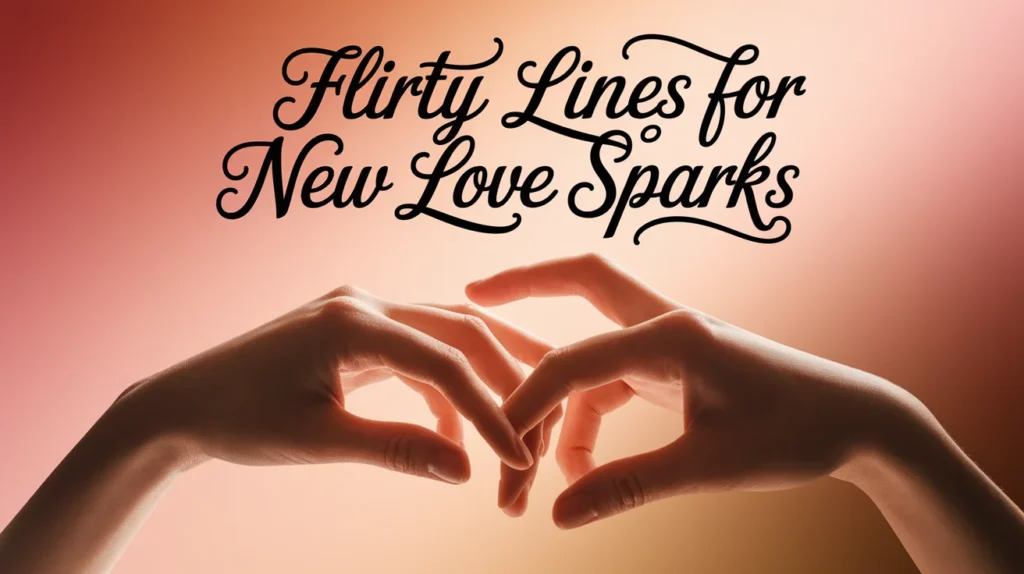 Flirty Lines for New Love Sparks