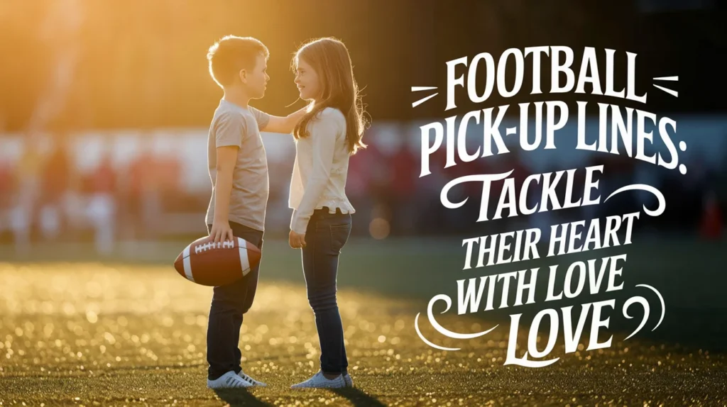 Football Pick-Up Lines: Tackle Their Heart with Love