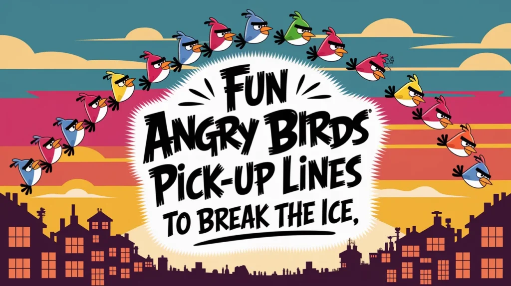 Fun Angry Birds Pick-Up Lines to Break the Ice