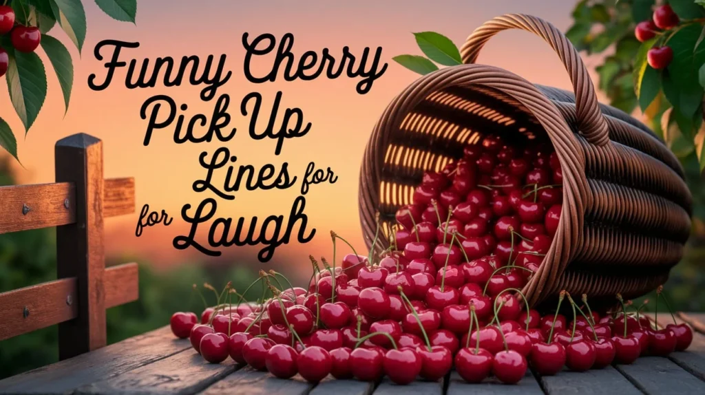 Funny Cherry Pick Up Lines for a Laugh