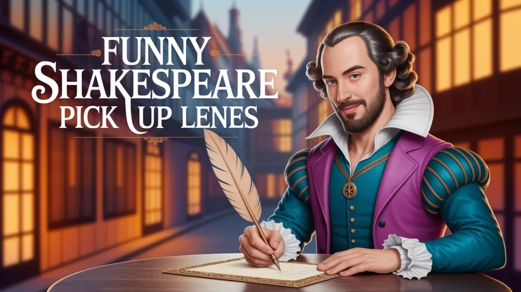 Funny Shakespeare Pick Up Lines