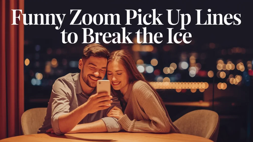 Funny Zoom Pick Up Lines to Break the Ice