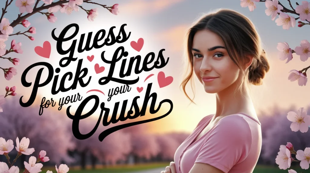 Guess Pick Up Lines for Your Crush