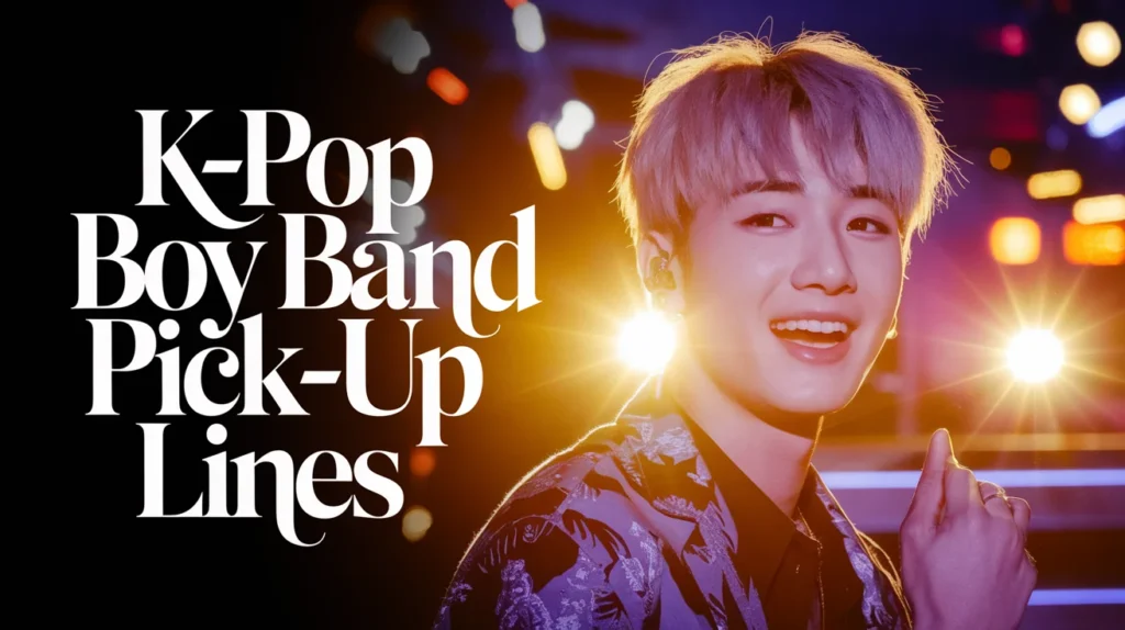 K-Pop Boy Band Pick-Up Lines
