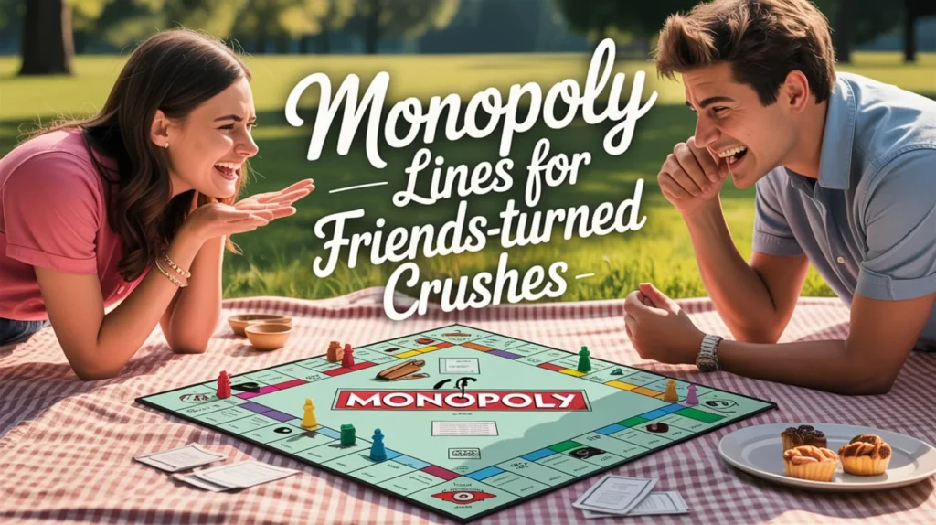 Monopoly Lines for Friends-Turned-Crushes