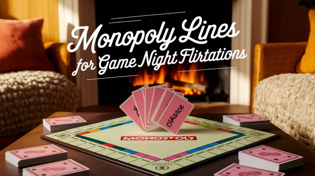 Monopoly Lines for Game Night Flirtations