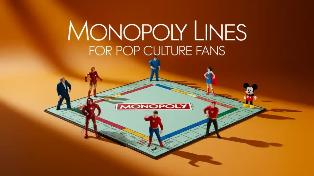Monopoly Lines for Pop Culture Fans