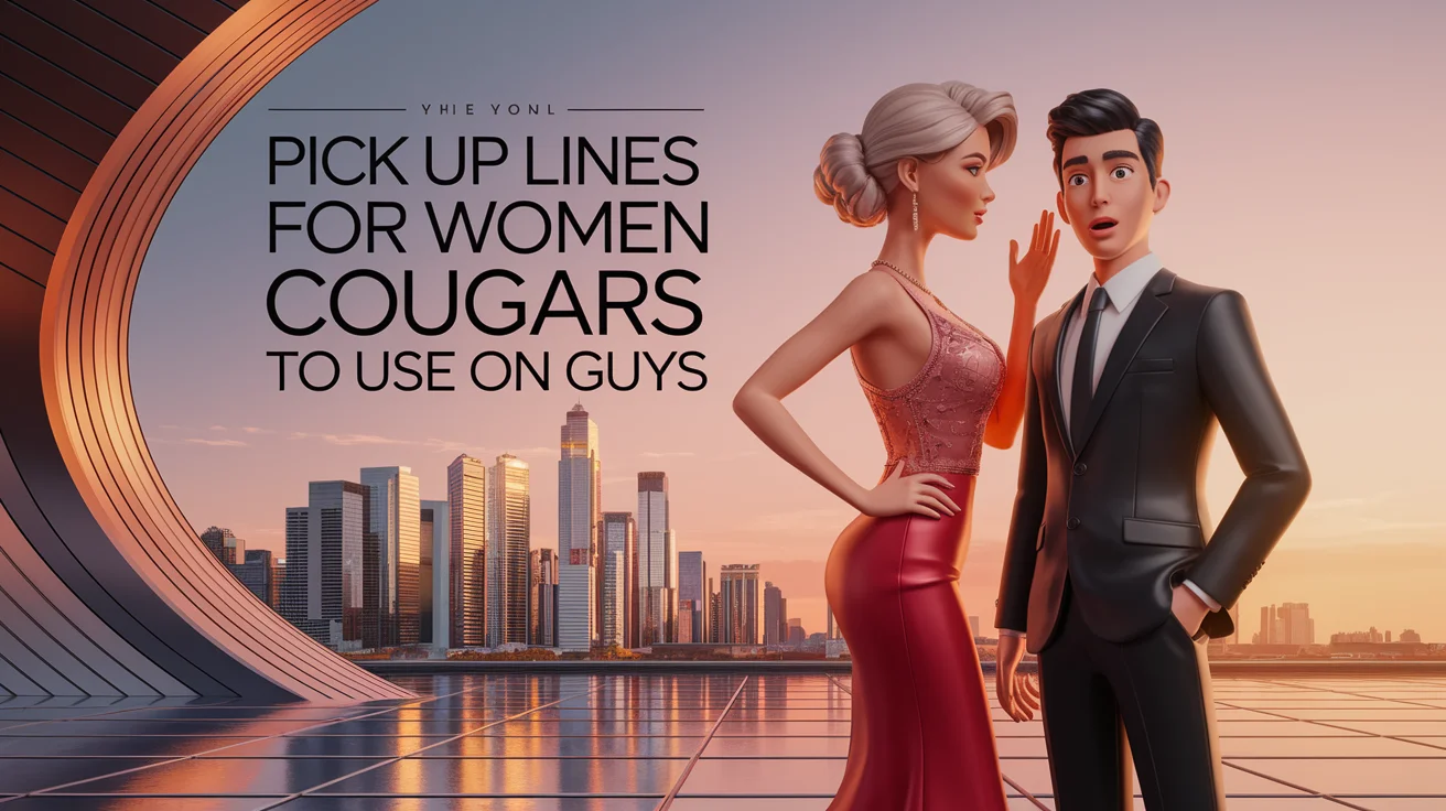 Pick Up Lines for Women and Cougars To Use on Guys