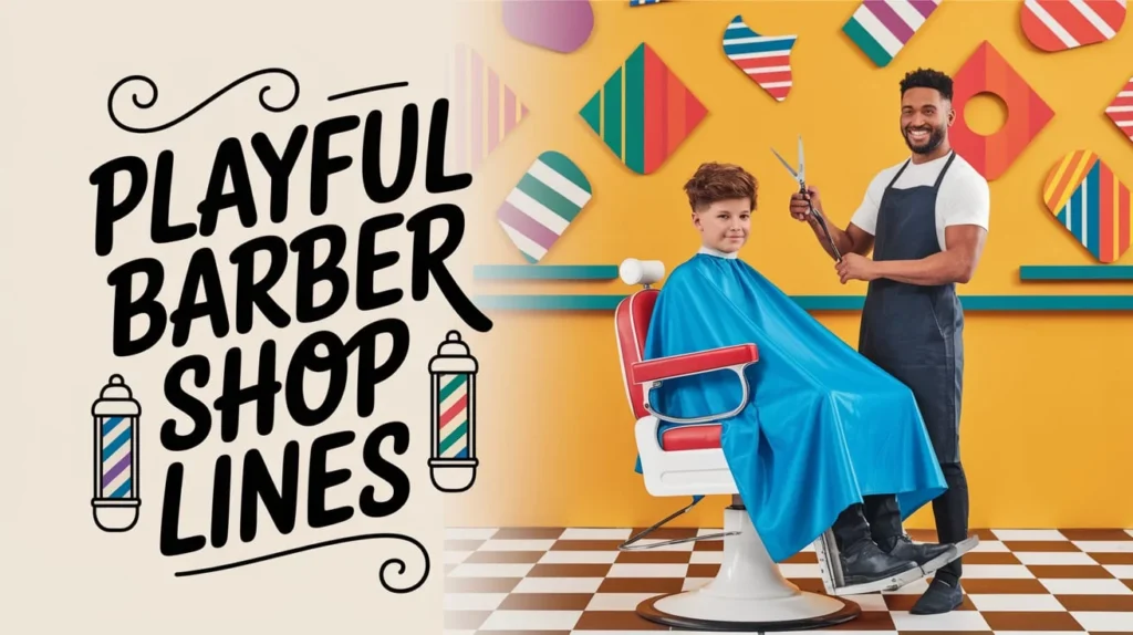 Playful Barber Shop Lines