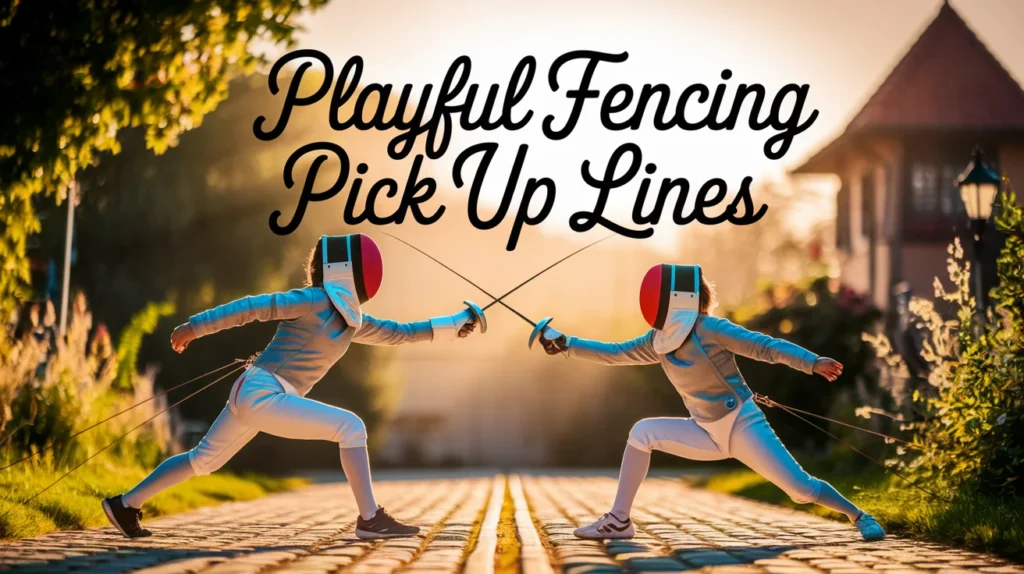 Playful Fencing Pick Up Lines