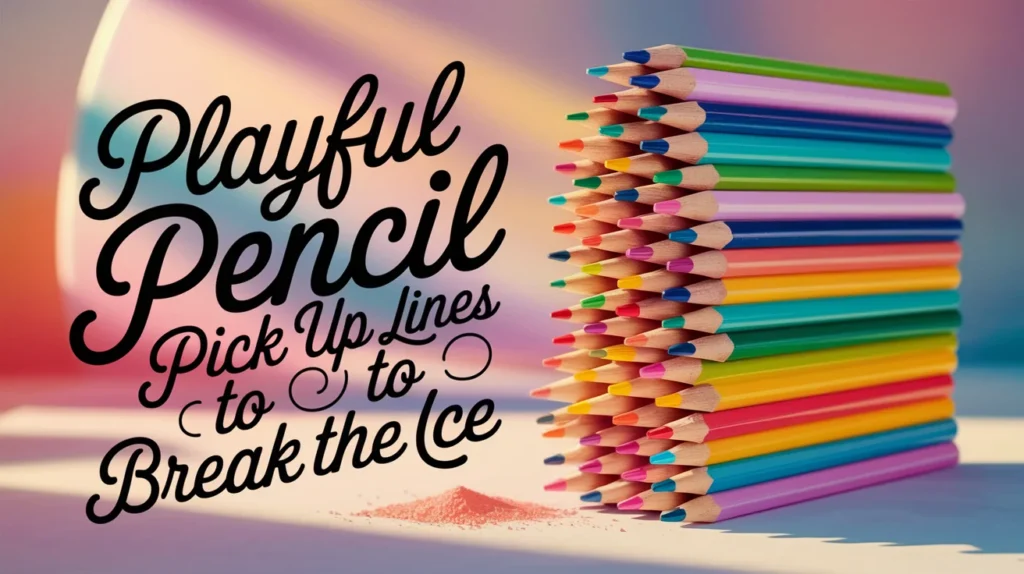 Playful Pencil Pick Up Lines to Break the Ice