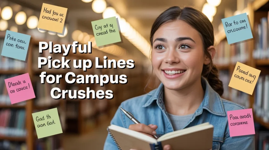 Playful Pick Up Lines for Campus Crushes