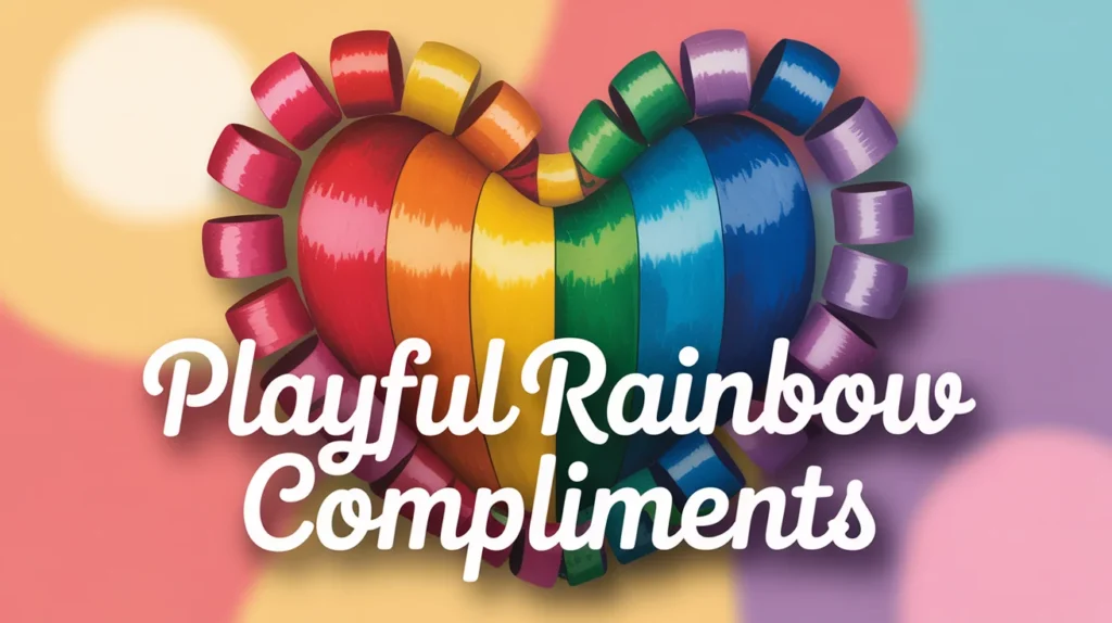 Playful Rainbow Compliments