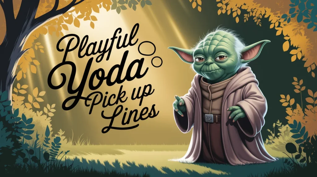 Playful Yoda Pick Up Lines