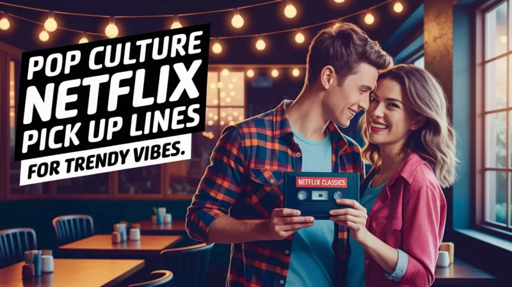 Pop Culture Netflix Pick Up Lines for Trendy Vibes