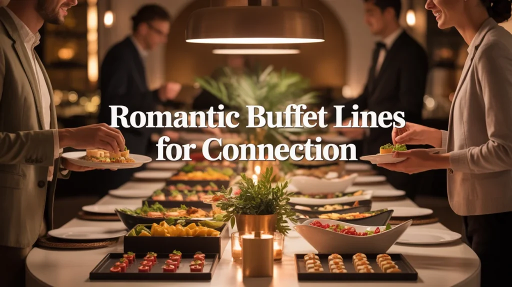 Romantic Buffet Lines for Connection