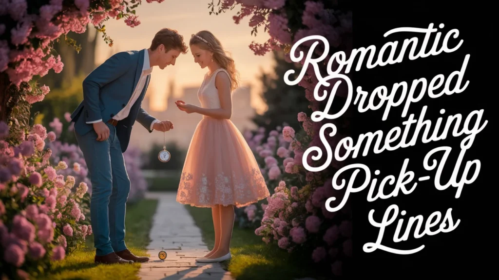 Romantic Dropped Something Pick-Up Lines
