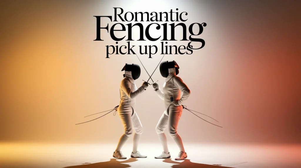 Romantic Fencing Pick Up Lines