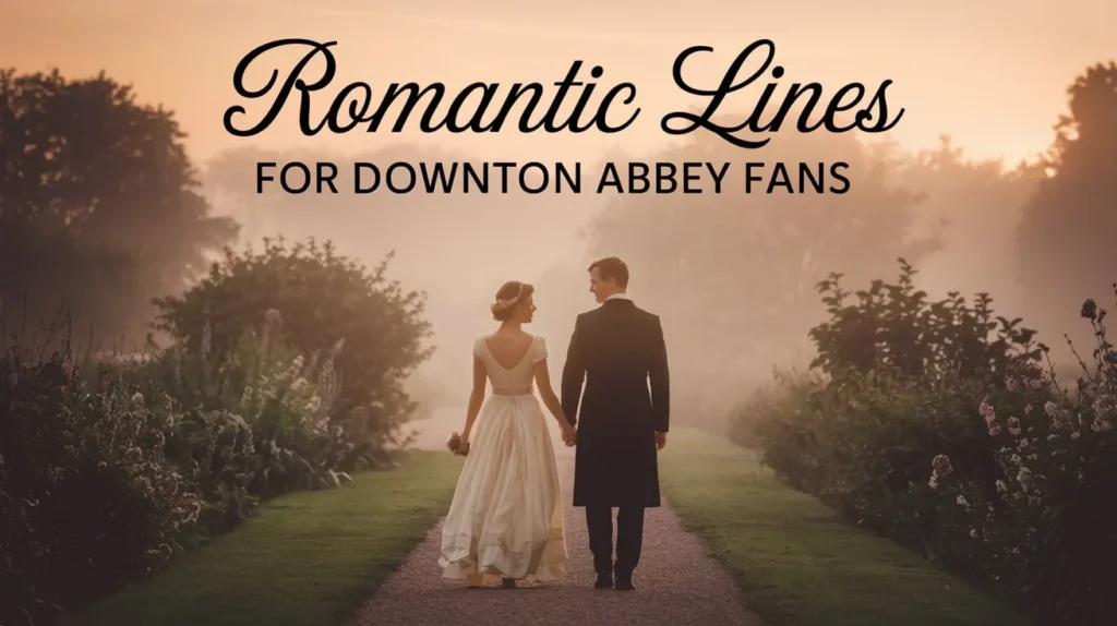 Romantic Lines for Downton Abbey Fans