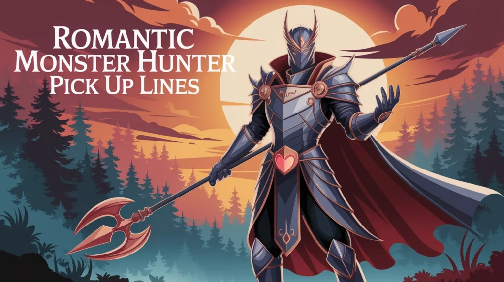Romantic Monster Hunter Pick Up Lines