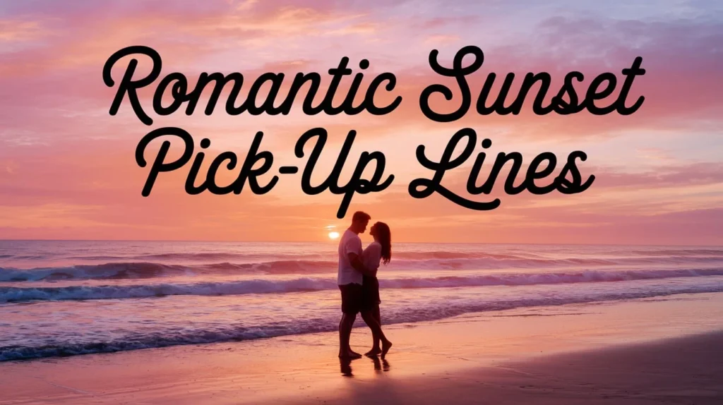 Romantic Sunset Pick-Up Lines