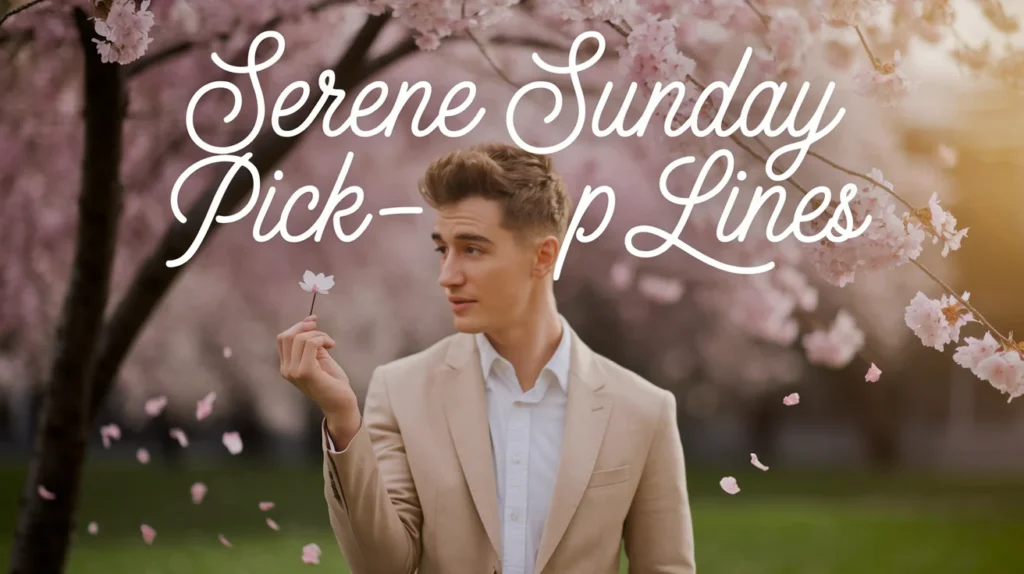 Serene Sunday Pick-Up Lines