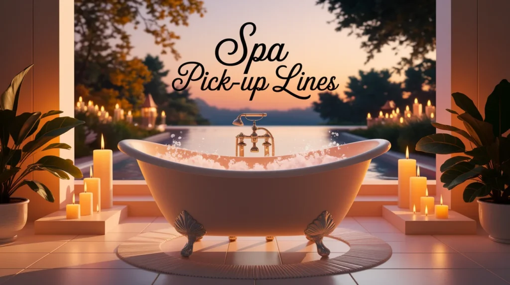 Spa Pick-Up Lines